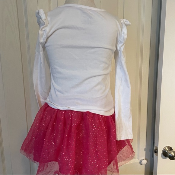 Two piece pumpkin spice top and skirt set. - Picture 2 of 5